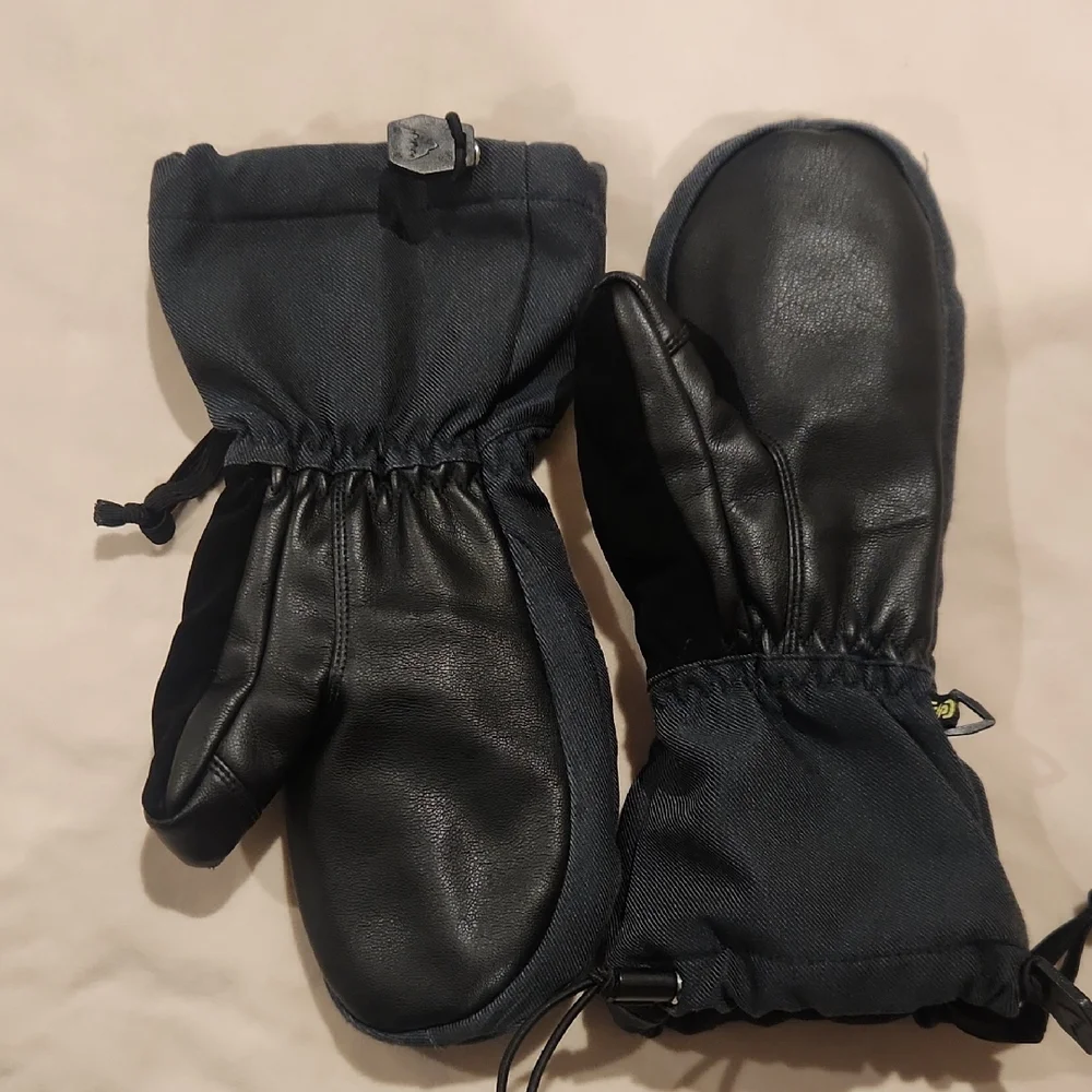 Burton Charcoal Gray Mittens